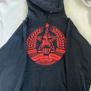Black obey hoodie